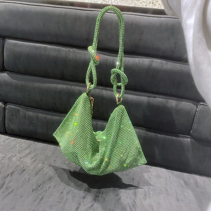 Sac à main simple à strass pour femme