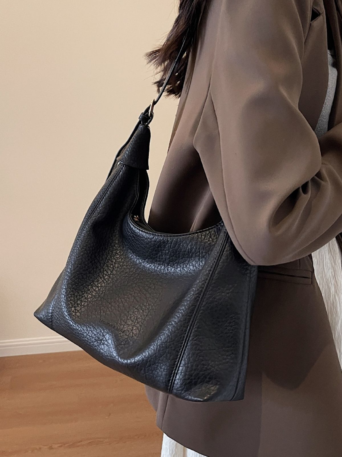 Sac fourre-tout au design rétro minoritaire à bandoulière