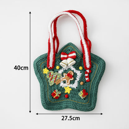 New Adorable Thread Crocheted Star Bag Gift