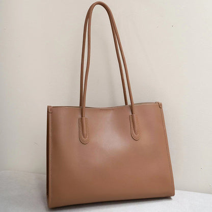 Sac en cuir véritable Sac fourre-tout pour femme Sac à bandoulière de grande capacité