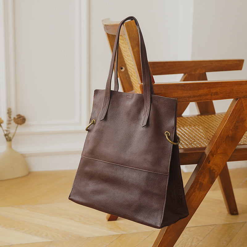 Sac à main rétro tendance de grande capacité pour femme