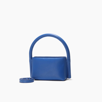 Small Number Single Shoulder Handbag With Cylindrical Handle