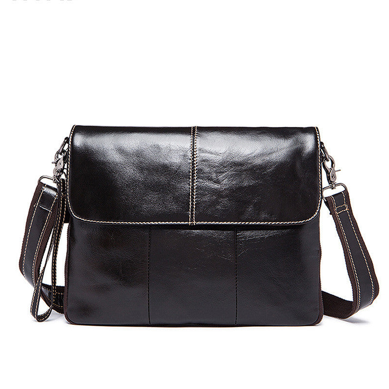 Men's business flap shoulder bag