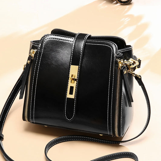 Fashion one-shoulder bucket bag