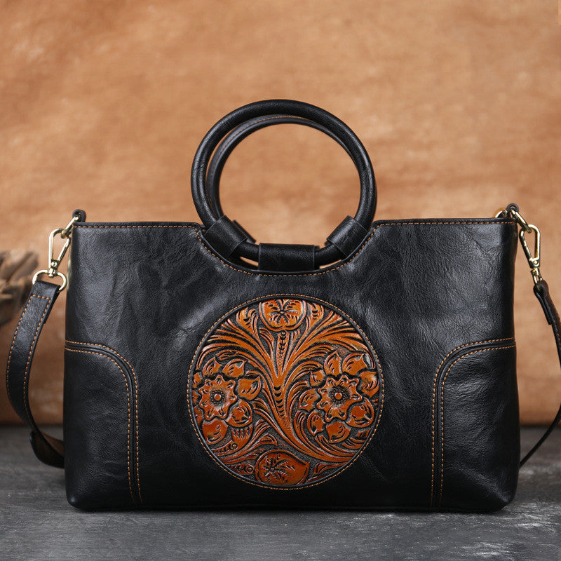 Handbag with one shoulder slant cross bag