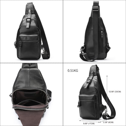 Bolso bandolera de piel para hombre estilo bandolera para hombre