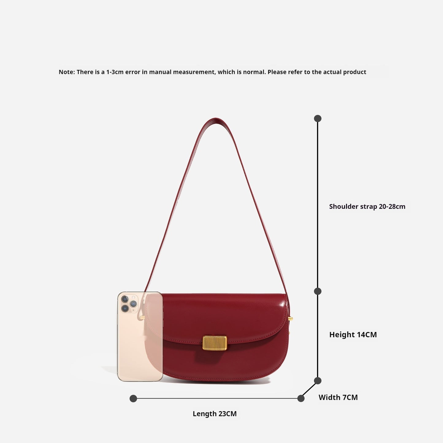 Special-interest Design Underarm Retro Saddle Bag