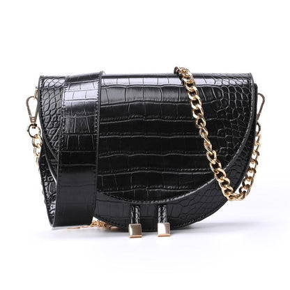 Snake pattern women shoulder bag