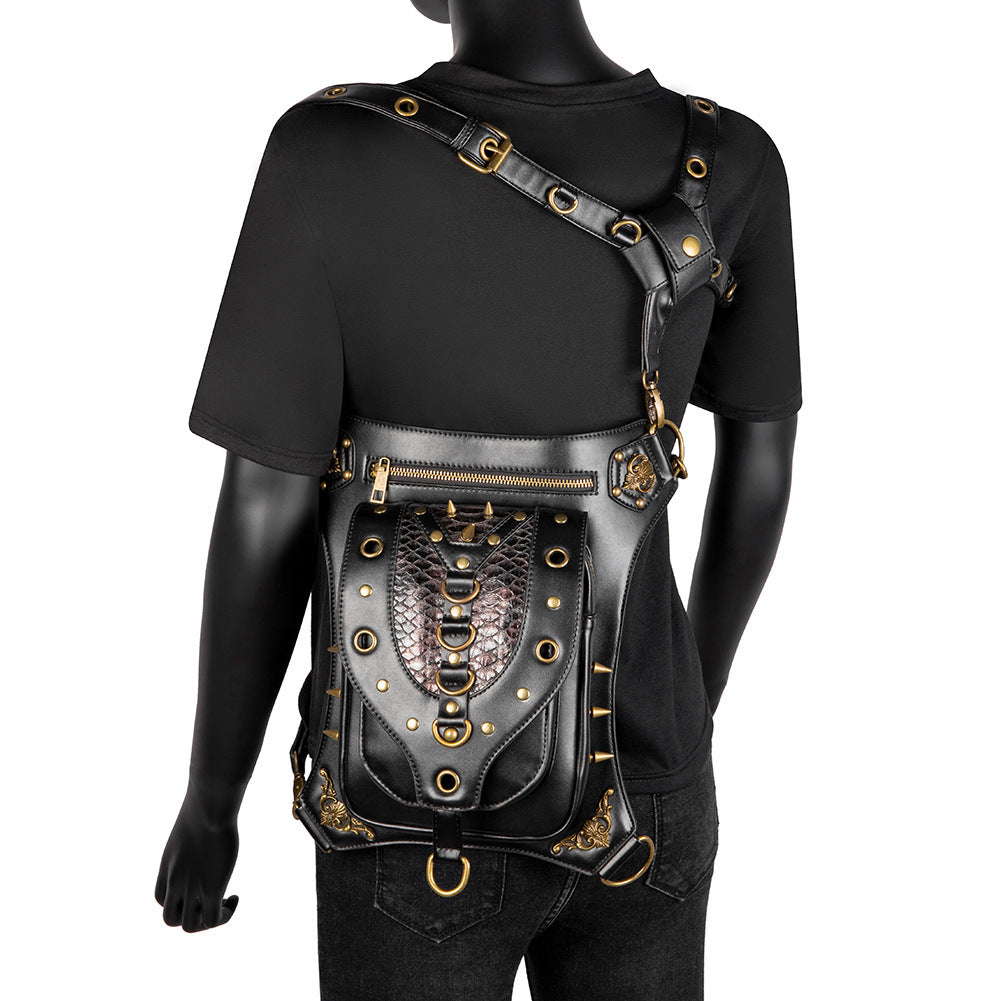 Un bolso bandolera retro steampunk para mujer