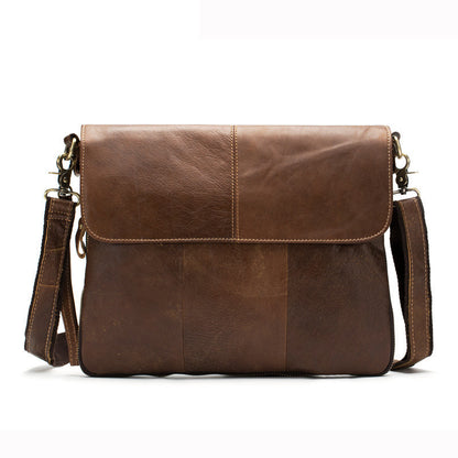 Men's business flap shoulder bag