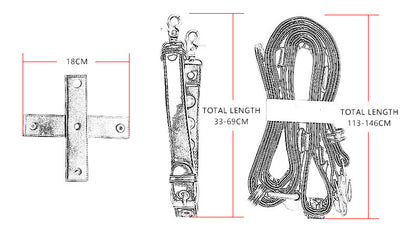 Sac ceinture d'extérieur pour moto avec chaîne en forme de crâne