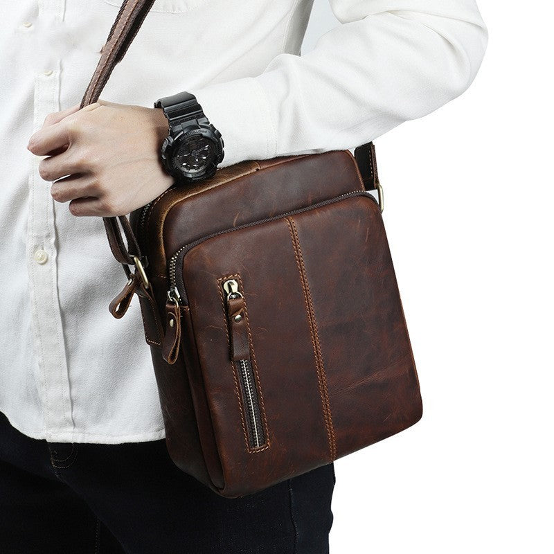 Retro shoulder messenger bag casual men's bag