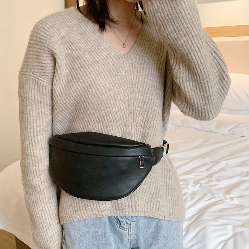 Crossbody All-Match Premium Texture Waist Bag