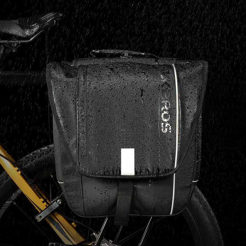 Alforja para bicicleta impermeable de gran capacidad para exteriores