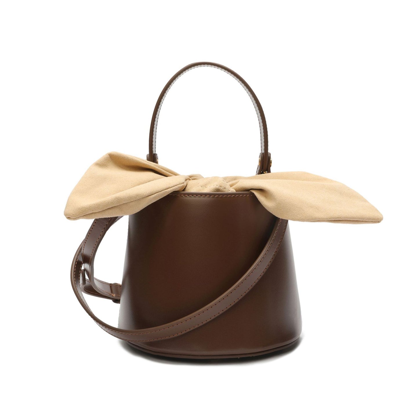 Minor Design Rabbit Ears Leather Woman Bag Bucket Bag