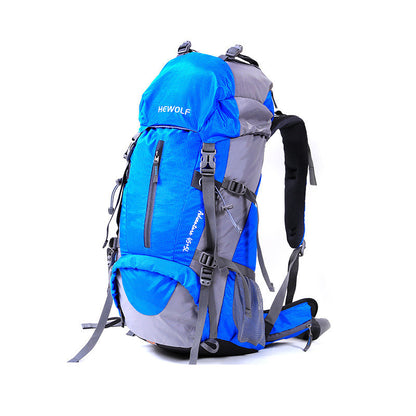 Mochila de 50 l para hombre y mujer, para actividades al aire libre, montañismo