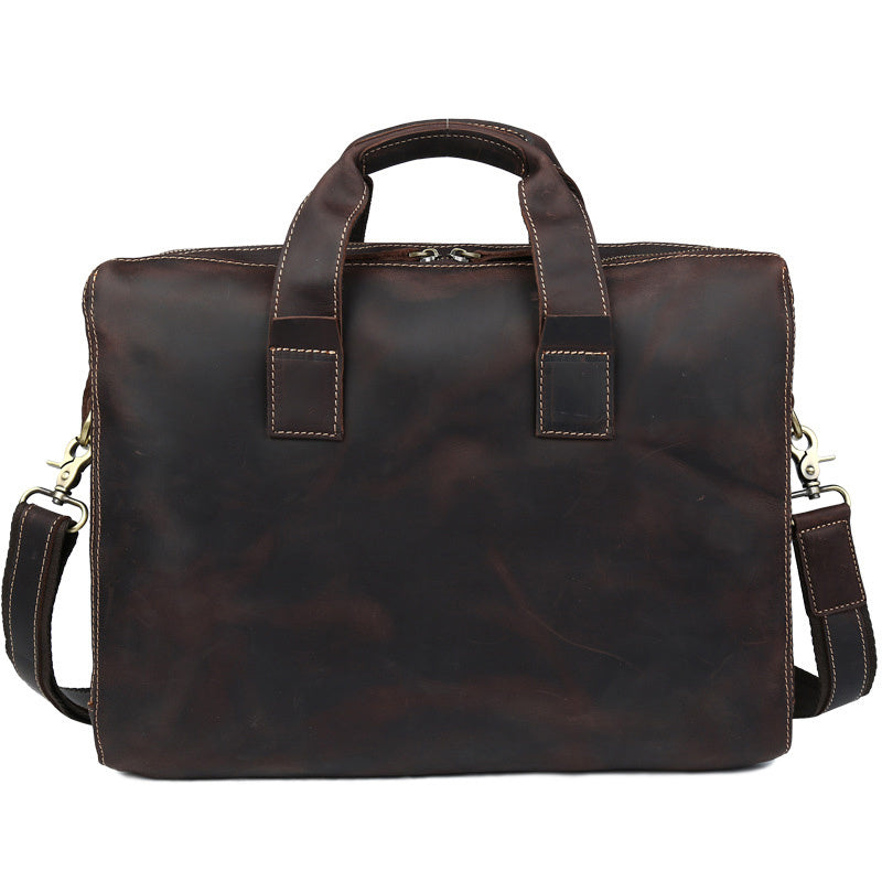 Leather Personality Men's Business Bag