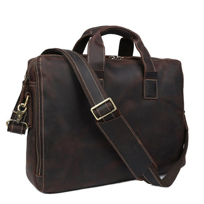 Leather Personality Men's Business Bag