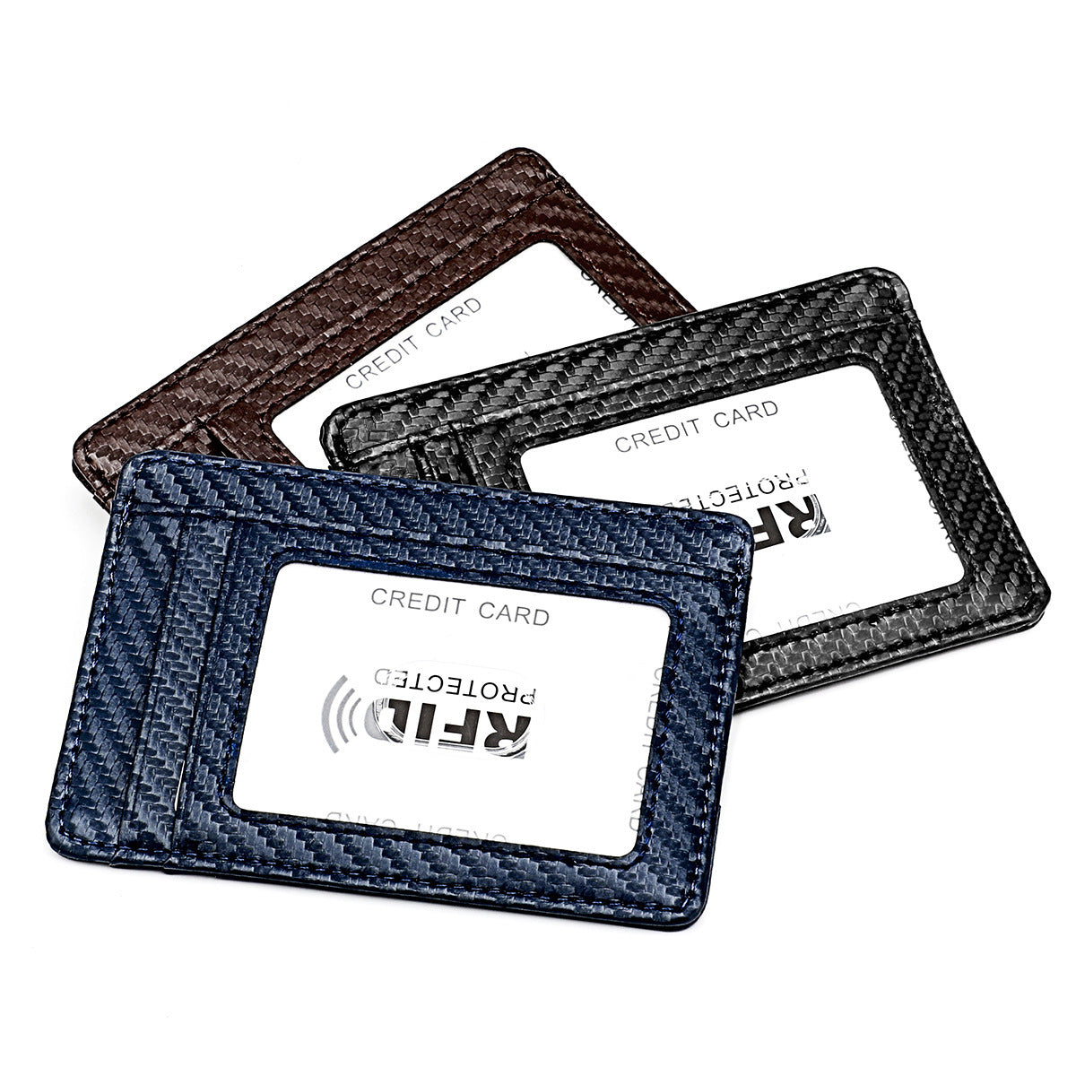 Carbon Fiber Microfiber US Dollar Clip European and American Wallet