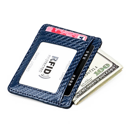 Carbon Fiber Microfiber US Dollar Clip European and American Wallet