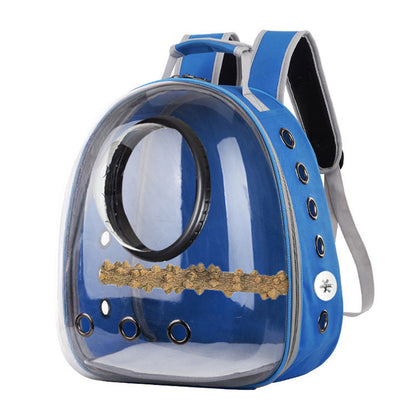 New Style Breathable Pet Bag Outdoor Carrying Bag Parrot Backpack Small Pet Space Bag