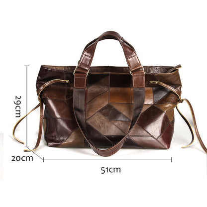 Cobbler Legend - Large Genuine Leather Women Handbag, Designer Luxury Vintage Fashion Shoulder Bag