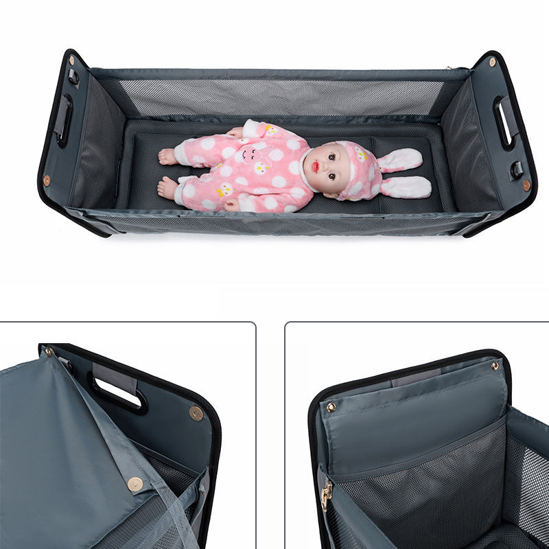 Sac messager à langer pour bébé, nouveau design tendance, portable, pliable, à bandoulière