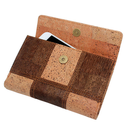 Cell Phone Wallet European And American Cork Clutch