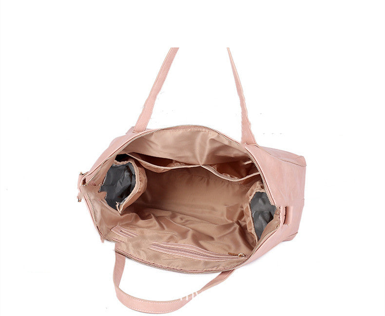 Sac momie portable à une épaule en diagonale pour sortir, sac pour bébé pratique et tendance de grande capacité, fourre-tout portable