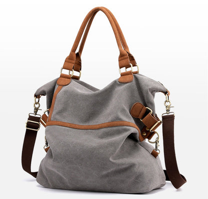 New Leisure Women Cotton Canvas Shoulder Bags High Quality Handbag Tote Shopping Bag High capacity Retro Canvas tote bag