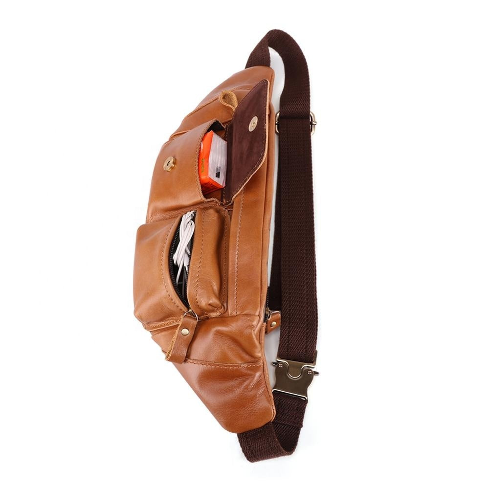 Bolso bandolera multifuncional de moda para hombre