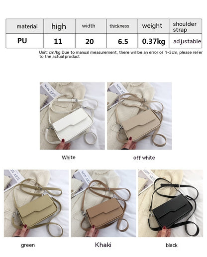 Sac baguette de niche de style coréen, sac à bandoulière simple sous les bras