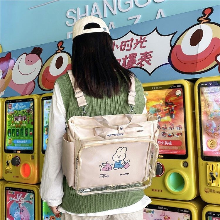 Sac à main japonais mignon à bandoulière de grande capacité Jk