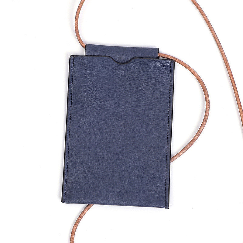 Leather mobile phone bag