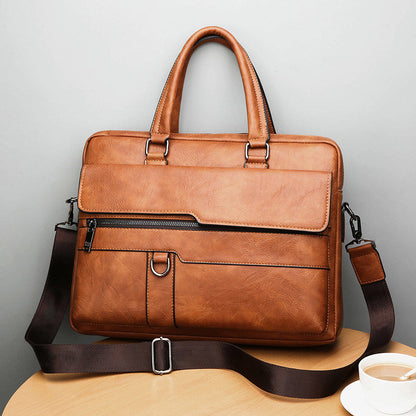 Men's Crossbody Business Retro Bag