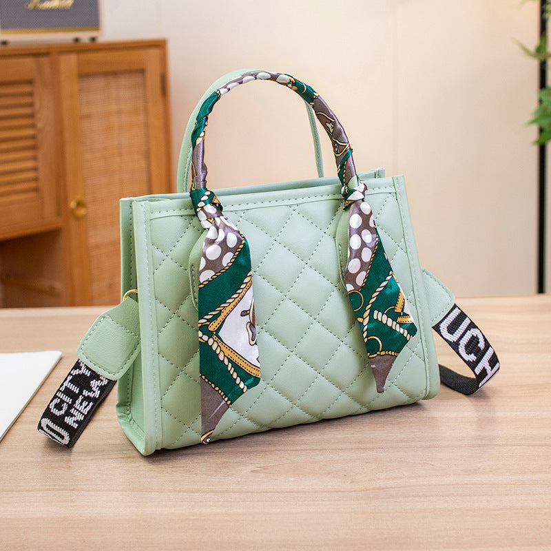 Bag Women's Fashion Silk Scarf Portable Shoulder Crossbody