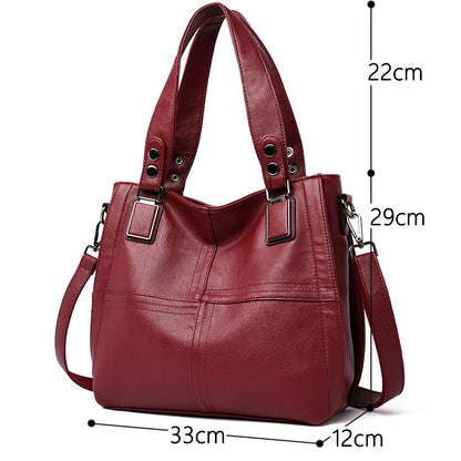 Women's Fashion Pu Leather Shoulder Handbag