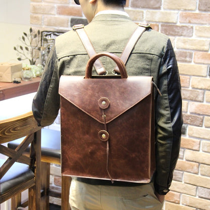 Sac à bandoulière en cuir de style nouveau pour homme