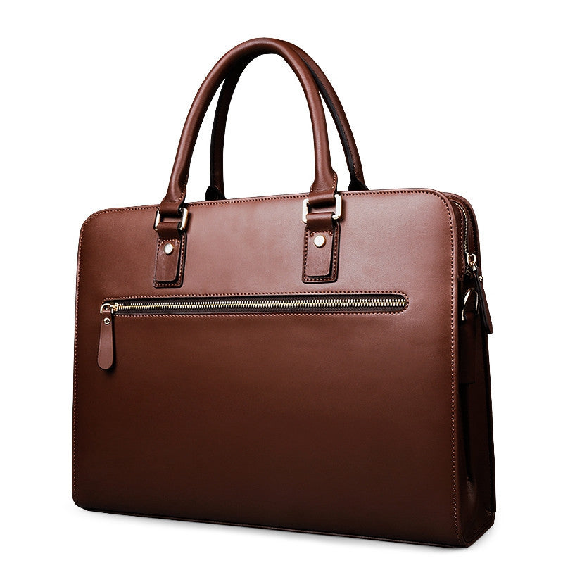 Real Cowhide Men's Bag Briefcase Business Handbag