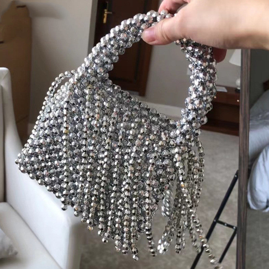 Acrylic Tassel Handbag For Women Diy Handmade