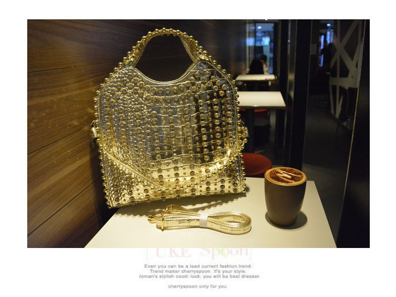 Sac messager à main Fashion avec strass et diamants