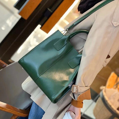 Sac à main fourre-tout en cuir véritable pour femme