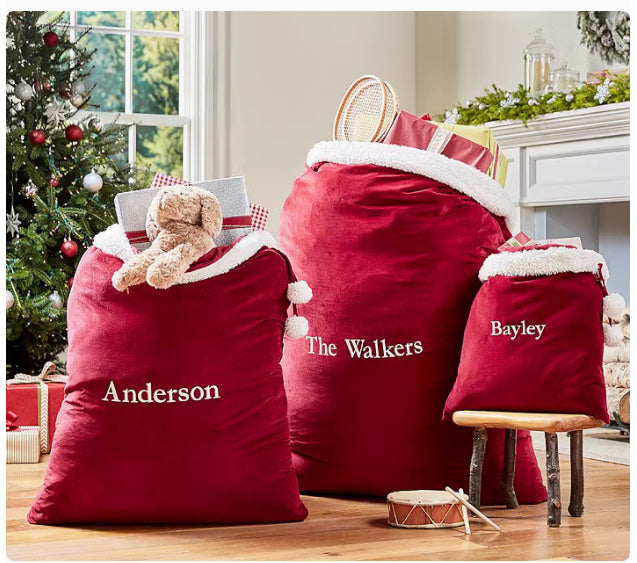 Extra Large Christmas Gift Bag With Drawstring