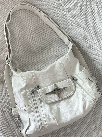 Sac à bandoulière simple et personnalisé de grande capacité