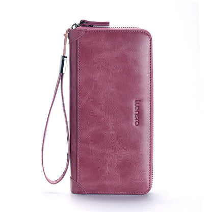 Korean Leather Vintage Clutch Bag