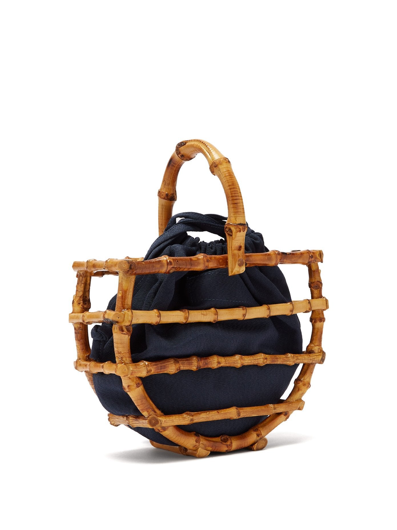 Tassel women bag bamboo bag