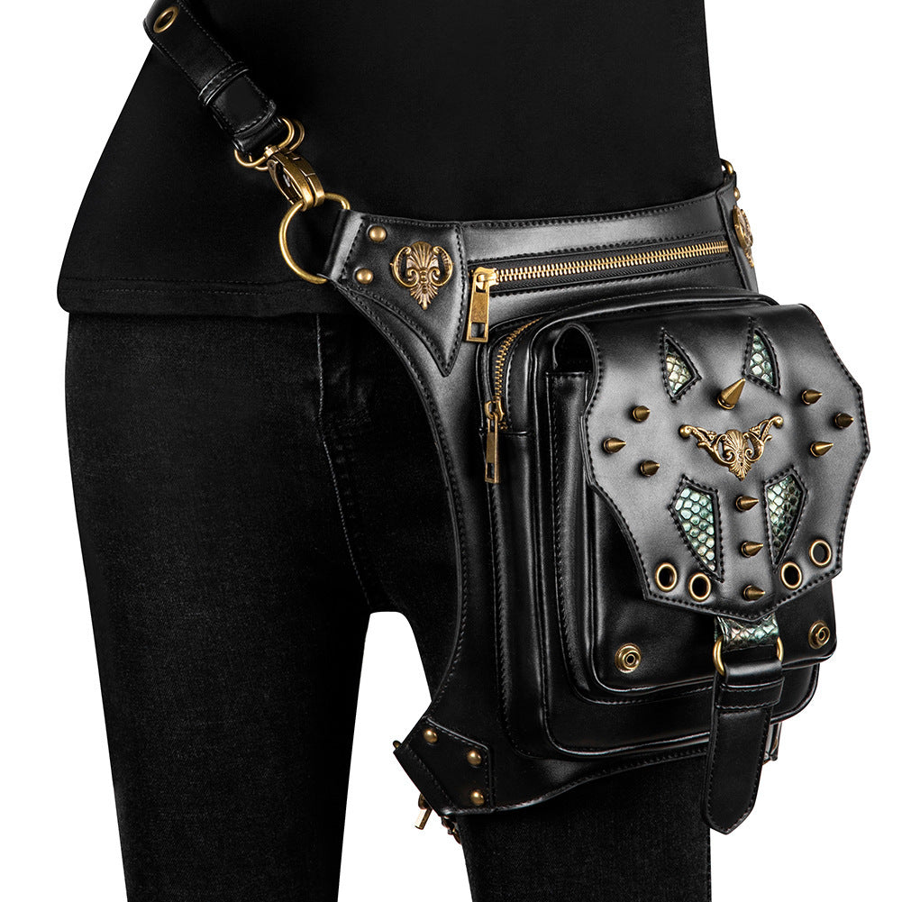 Un bolso bandolera retro steampunk para mujer