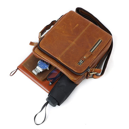 Retro shoulder messenger bag casual men's bag