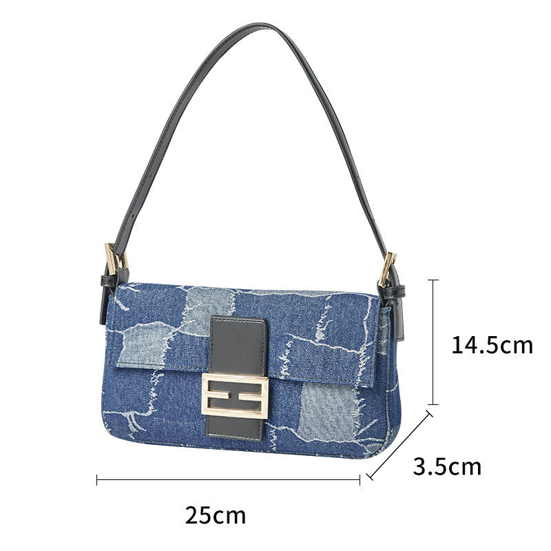 Sac diagonal décontracté à texture polyvalente pour femme