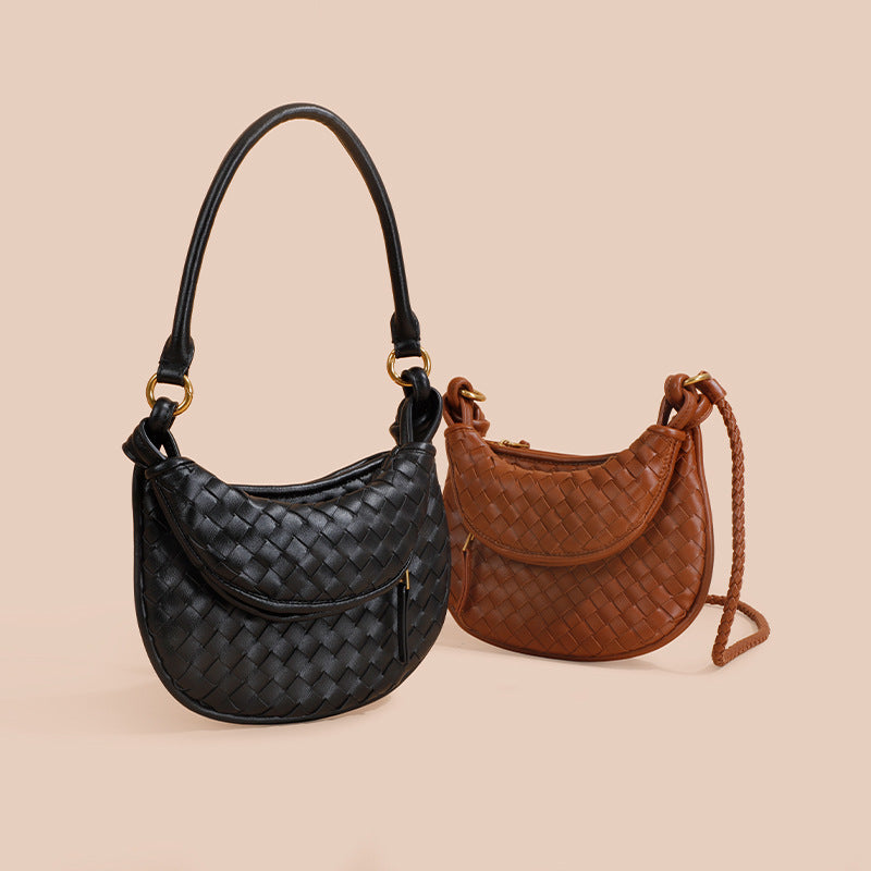 Bolso bandolera tejido Nuevo bolso premium versátil para mujer